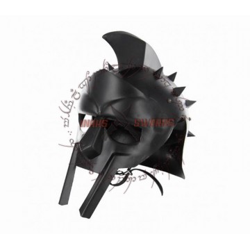 Maximus Roman Gladiator Blackened 18g Helmet